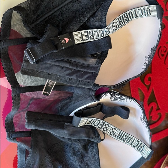 Victoria's Secret Black Lace Mesh Bra - Picture 5 of 7